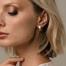 Серьги из красного золота