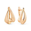 Серьги из красного золота