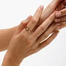 Кольцо из красного золота