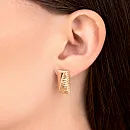 Серьги из красного золота