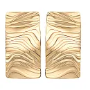 Серьги из красного золота