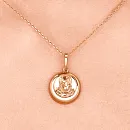 Подвеска из красного золота