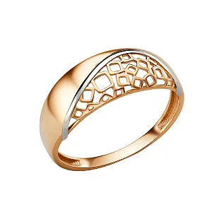 Кольцо из красного золота