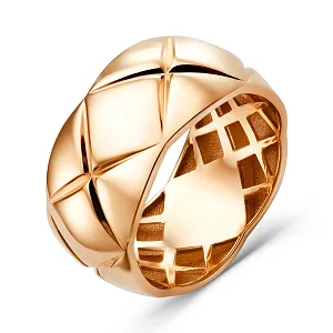 Кольцо из красного золота