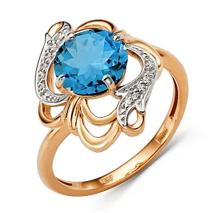 Кольцо из красного золота