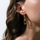 Серьги из красного золота