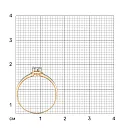 Кольцо из красного золота