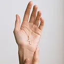 Крест из красного золота