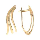 Серьги из красного золота