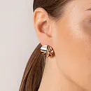 Серьги из красного золота