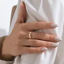 Кольцо из красного золота