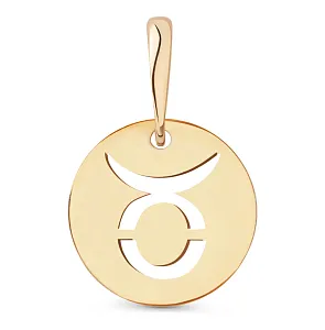 Подвеска из красного золота