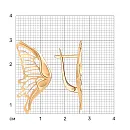 Серьги из красного золота