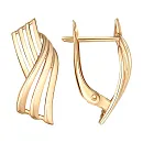 Серьги из красного золота