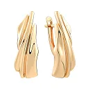 Серьги из красного золота