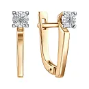 Серьги из красного золота