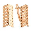 Серьги из красного золота