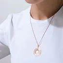 Подвеска из красного золота