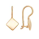 Серьги из красного золота