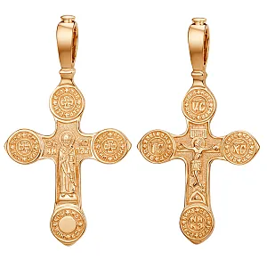 Крест из красного золота