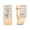 Серьги из красного золота