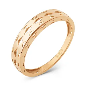 Кольцо из красного золота