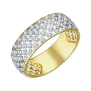 Кольцо из желтого золота с бриллиантами