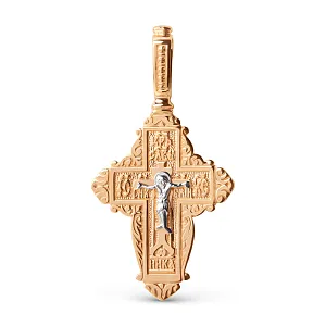 Крест из красного золота