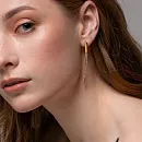 Серьги из красного золота