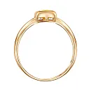 Кольцо из красного золота с цитрином