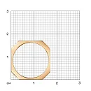 Кольцо из красного золота с бриллиантами