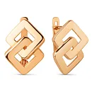 Серьги из красного золота