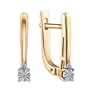 Серьги из красного золота