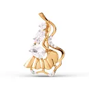 Подвеска из красного золота с фианитами