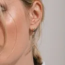 Серьги из красного золота