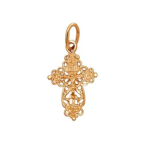 Крест из красного золота