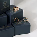 Кольцо из красного золота