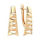Серьги из красного золота