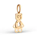 Подвеска из красного золота