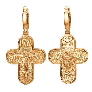 Крест из красного золота