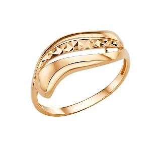 Кольцо из красного золота