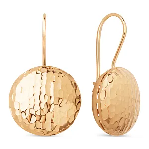 Серьги из красного золота