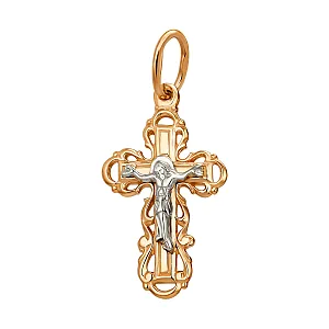 Крест из красного золота