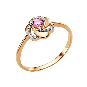 Кольцо из красного золота