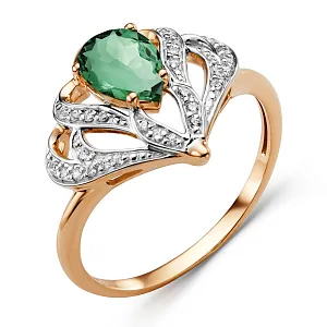 Кольцо из красного золота