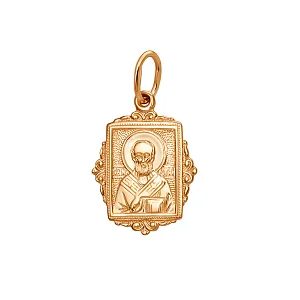 Подвеска из красного золота