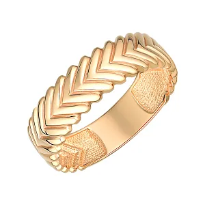 Кольцо из красного золота