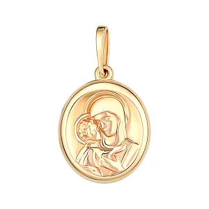 Подвеска из красного золота