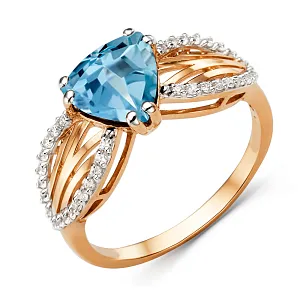 Кольцо из красного золота