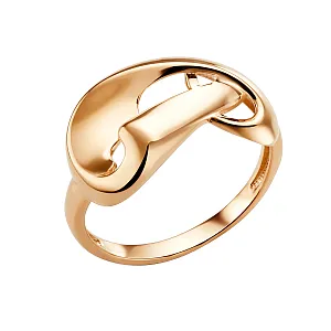 Кольцо из красного золота